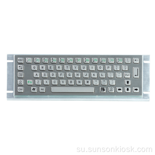 Waterproof IP65 Metal Keyboard pikeun Kios Inpormasi